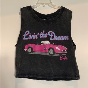 Human Size Barbie Brand Crop Top